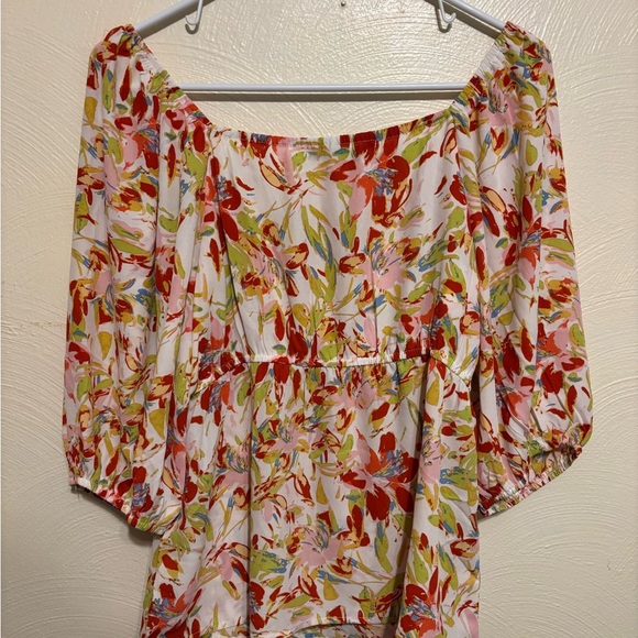 Collective Concepts Multicolor Floral Blouse - Picture 7 of 7